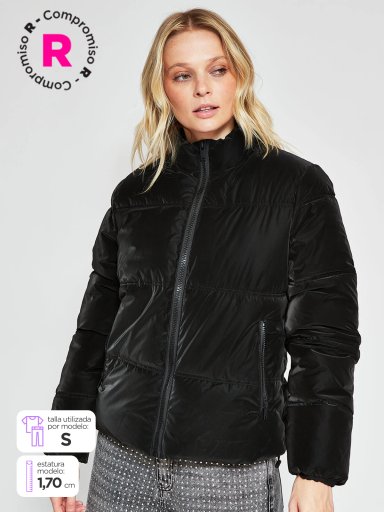 PARKA MUJER INDEX CORTA EFECTO PEACHY - 1