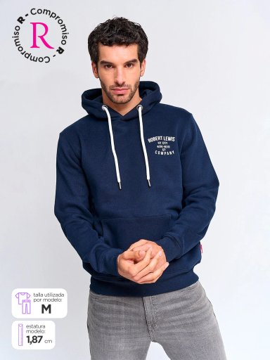 POLERÓN HOMBRE ROBERT LEWIS ALGODÓN GORRO - 1