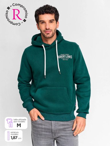 POLERÓN HOMBRE ROBERT LEWIS ALGODÓN GORRO - 1