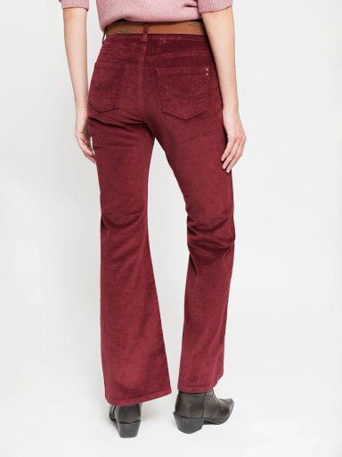 PANTALÓN MUJER TATIENNE ALGODÓN FLARE COTELÉ - 3