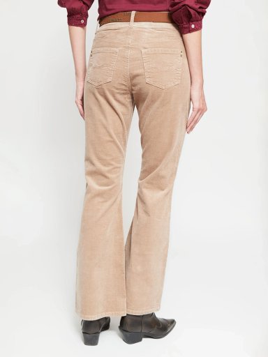 PANTALÓN MUJER TATIENNE ALGODÓN FLARE COTELÉ - 3