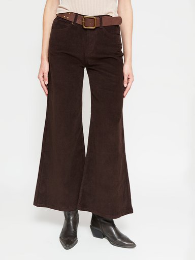 PANTALÓN MUJER TATIENNE ALGODÓN WIDE LEG COTELÉ - 2