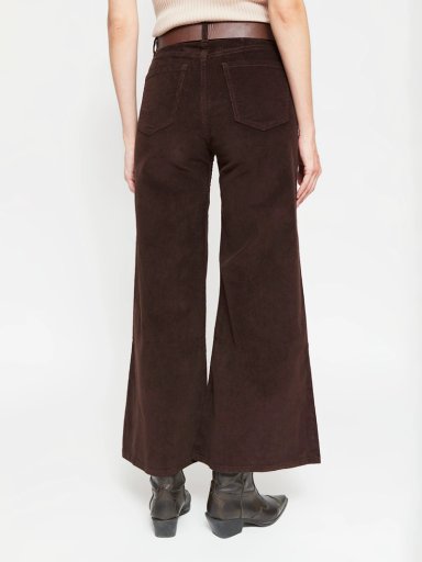 PANTALÓN MUJER TATIENNE ALGODÓN WIDE LEG COTELÉ - 3