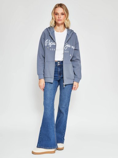 POLERÓN MUJER PEPE JEANS ALGODÓN CAPUCHA BORDADO - 4