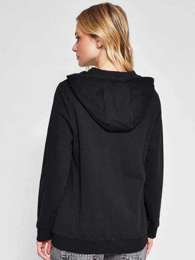 POLERÓN MUJER PEPE JEANS ALGODÓN CAPUCHA BORDADO - 2