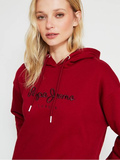 POLERÓN MUJER PEPE JEANS ALGODÓN CAPUCHA - 3
