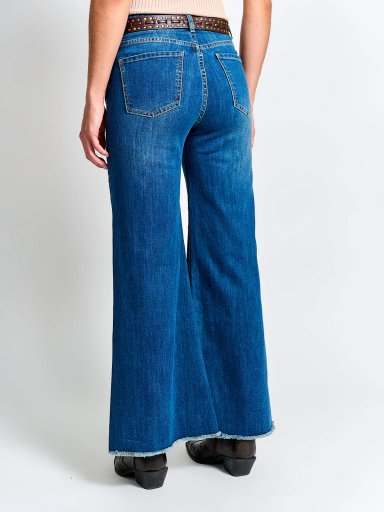 JEANS MUJER TATIENNE ALGODÓN RECTO CORTES - 3