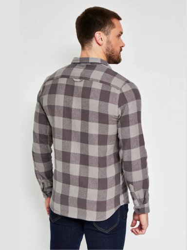CAMISA HOMBRE BARBADOS ALGODÓN MANGA LARGA FRANELA - 2