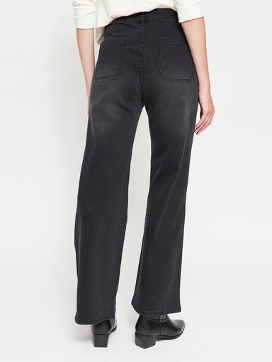JEANS MUJER AZIZ ALGODÓN WIDELEG LAVADO - 3