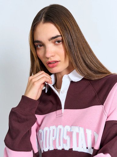 POLERÓN  MUJER AEROPOSTALE ALGODÓN CUELLO LOGO - 3