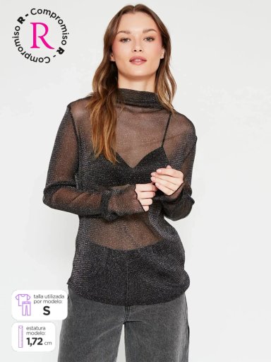 POLERA MUJER BARBADOS MESH - 1