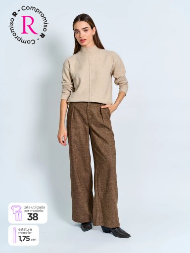 PANTALÓN MUJER PEPE JEANS JACQUARD - 1