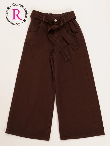 PANTALÓN NIÑA HARVEST WIDE CINTURÓN - 1