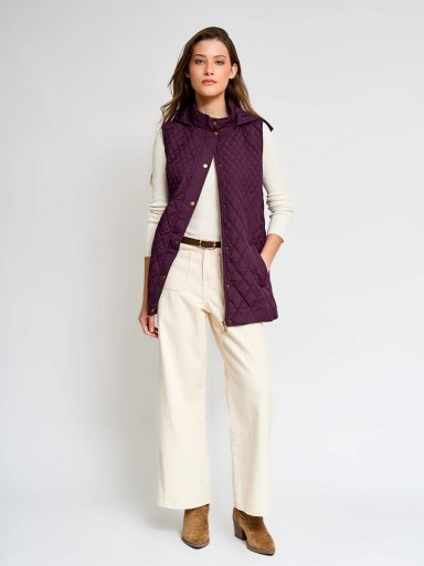PARKA MUJER AZIZ SIN MANGAS QUILTED - 4