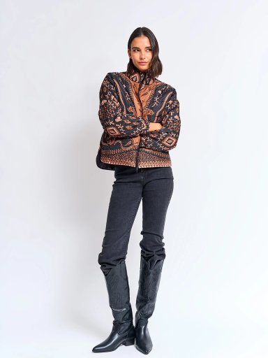 PARKA MUJER TATIENNE ACOLCHADA ESTAMPADA - 4