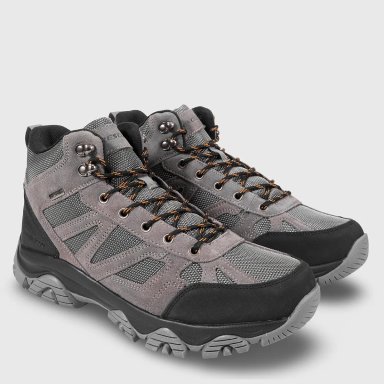 BOTINES HOMBRE RESCUE PLOMO CUERO - 2