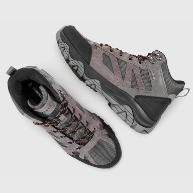 BOTINES HOMBRE RESCUE PLOMO CUERO - 3