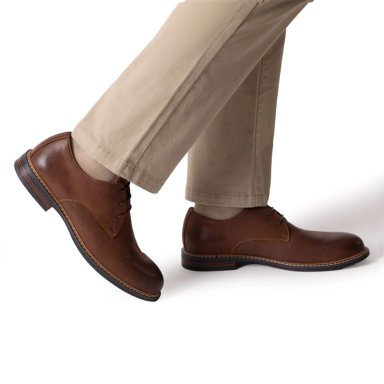 ZAPATOS HOMBRE GUANTE CAFÉ ALBURY CUERO - 2