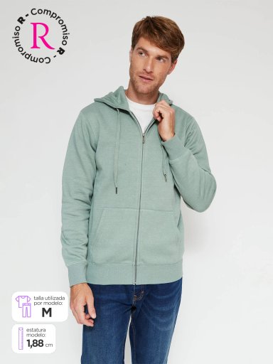 POLERÓN HOMBRE KENNETH STEVENS ALGODÓN FULL ZIPPER HOODIE - 1