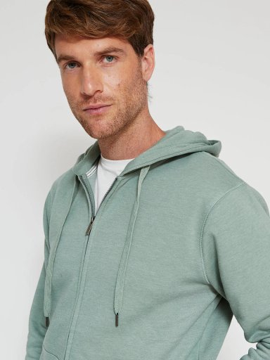 POLERÓN HOMBRE KENNETH STEVENS ALGODÓN FULL ZIPPER HOODIE - 3