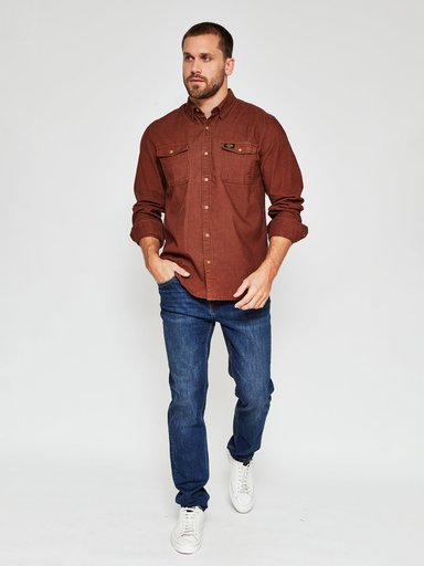 CAMISA HOMBRE ROBERT LEWIS MANGA LARGA COTELÉ - 4