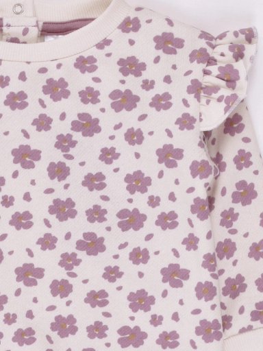 CONJUNTO NIÑA BABY HARVEST POLERÓN ESTAMPADO PANTALÓN DE BUZO - 3