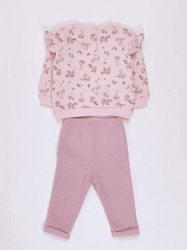 CONJUNTO NIÑA BABY HARVEST POLERÓN ESTAMPADO PANTALÓN DE BUZO - 2