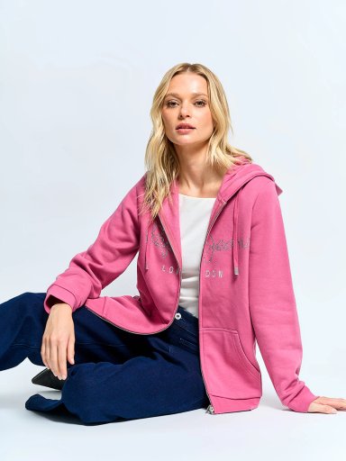 POLERÓN  MUJER PEPE JEANS ALGODÓN CAPUCHA BRILLOS - 4