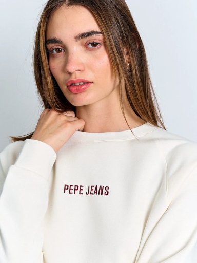 POLERÓN  MUJER PEPE JEANS ALGODÓN LOGO - 3