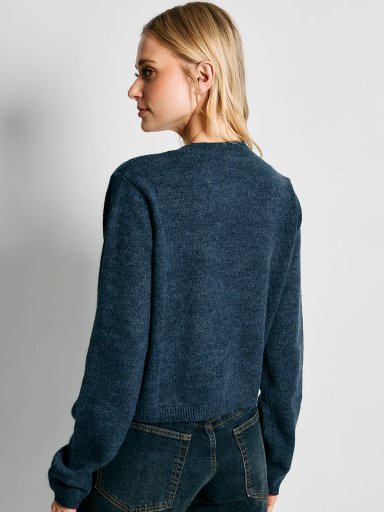 CARDIGAN MUJER INDEX MANGA LARGA - 2