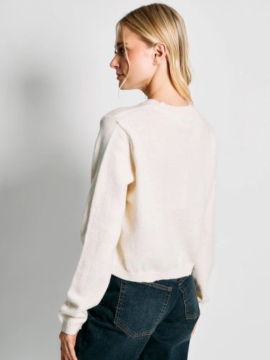 CARDIGAN MUJER INDEX MANGA LARGA - 2