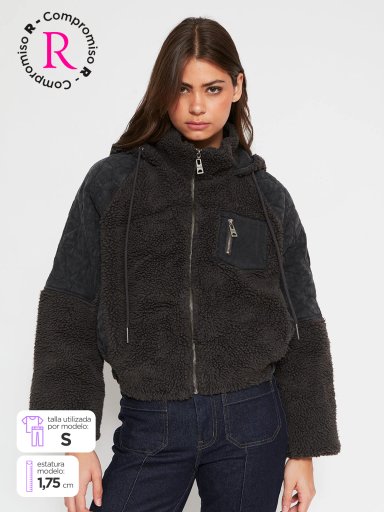POLERÓN MUJER AEROPOSTALE SHERPA - 1
