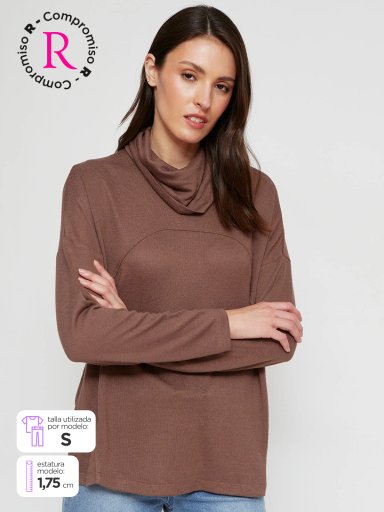 POLERA MUJER TATIENNE BEATLE MANGA LARGA - 1