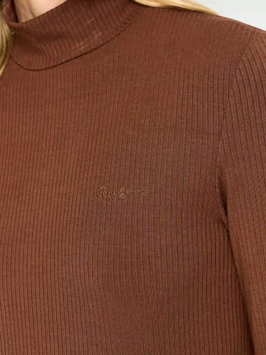 POLERA MUJER PEPE JEANS CUELLO MOCK MANGA LARGA - 3