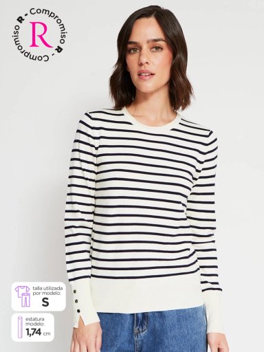 SWEATER MUJER MARQUIS CUELLO REDONDO - 1