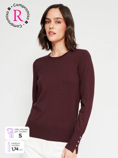 SWEATER MUJER MARQUIS CUELLO REDONDO - 1
