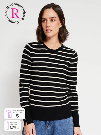 SWEATER MUJER MARQUIS CUELLO REDONDO - 1