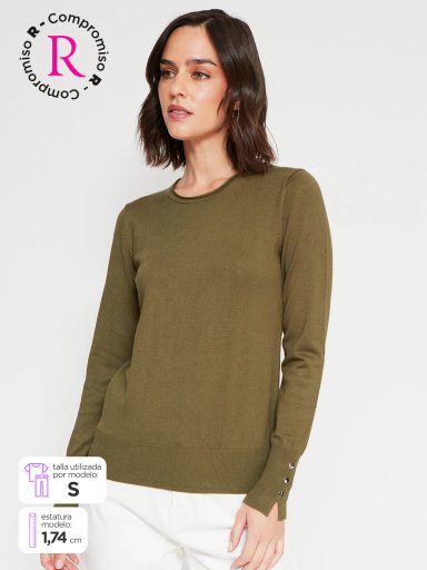 SWEATER MUJER MARQUIS CUELLO REDONDO - 1