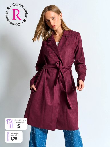 ABRIGO MUJER MARQUIS EFECTO PIEL - 1