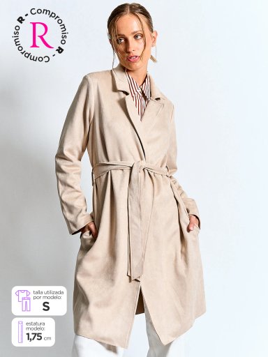 ABRIGO MUJER MARQUIS EFECTO PIEL - 1
