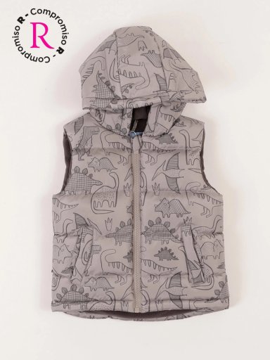PARKA SIN MANGAS NIÑO BABY HARVEST CAPUCHA  - 1