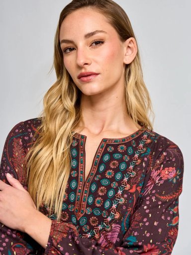VESTIDO MUJER TATIENNE LARGO ESTAMPADO - 4