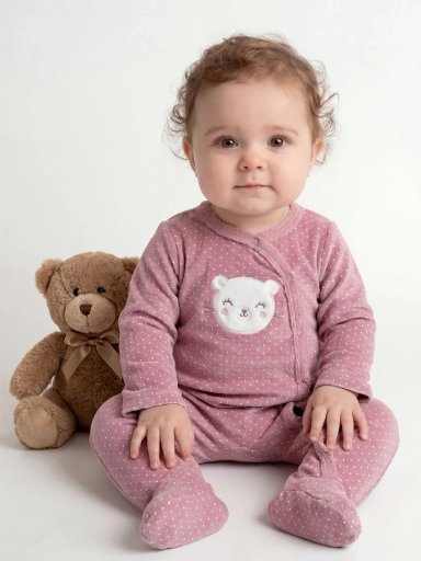 OSITO NIÑA BABY HARVEST PLUSH - 1