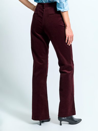 PANTALÓN MUJER MARQUIS ALGODÓN COTELÉ FLARE - 3