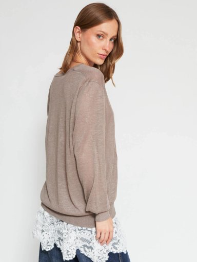 SWEATER MUJER MARQUIS ENCAJE - 2