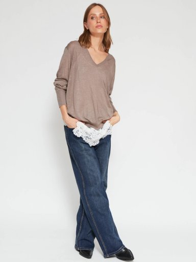 SWEATER MUJER MARQUIS ENCAJE - 4