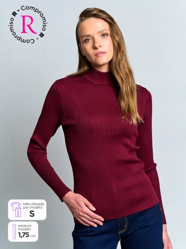 SWEATER MUJER MARQUIS CUELLO MOCK - 1