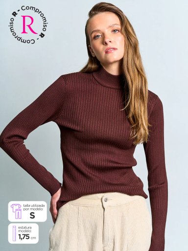 SWEATER MUJER MARQUIS CUELLO MOCK - 1