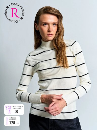 SWEATER MUJER MARQUIS CUELLO MOCK - 1