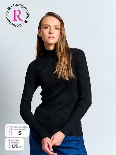 SWEATER MUJER MARQUIS CUELLO MOCK - 1